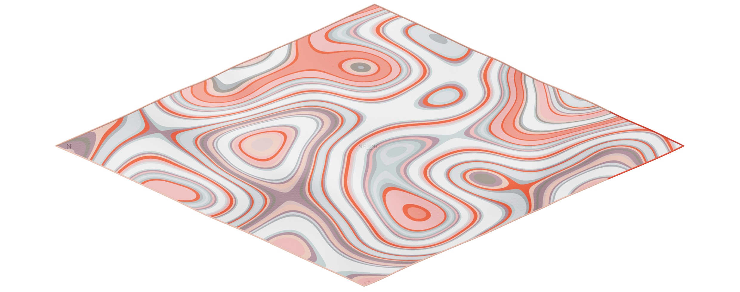 "Les vagues" arrow 140 scarf