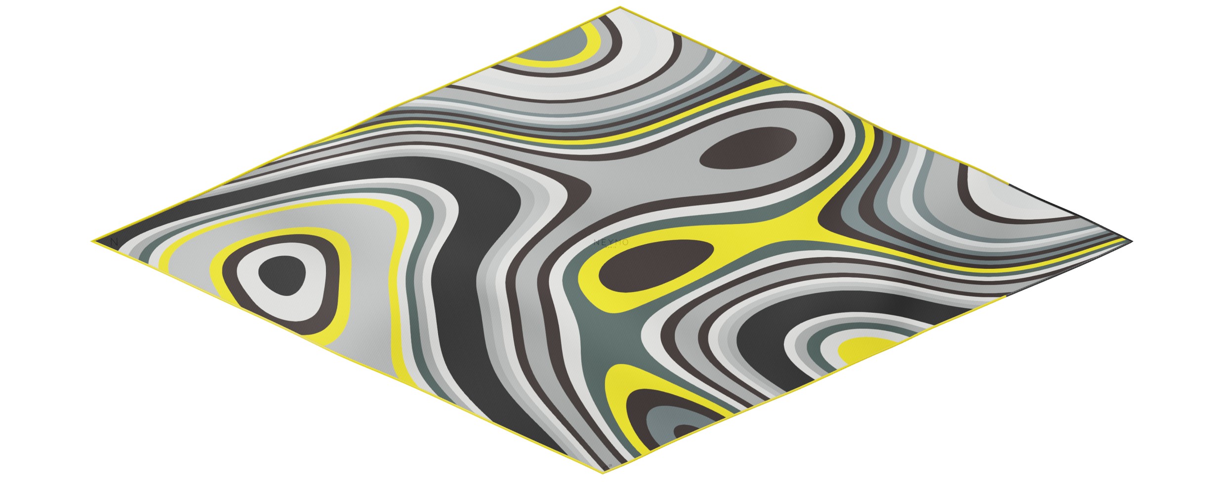 "Les vagues" arrow 140 scarf