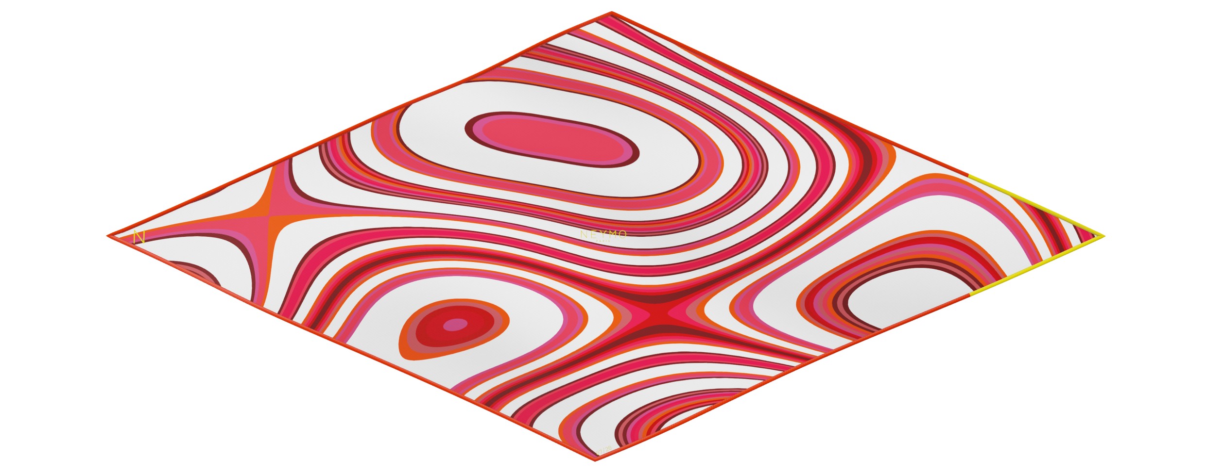 "Les vagues" dart 80 scarf