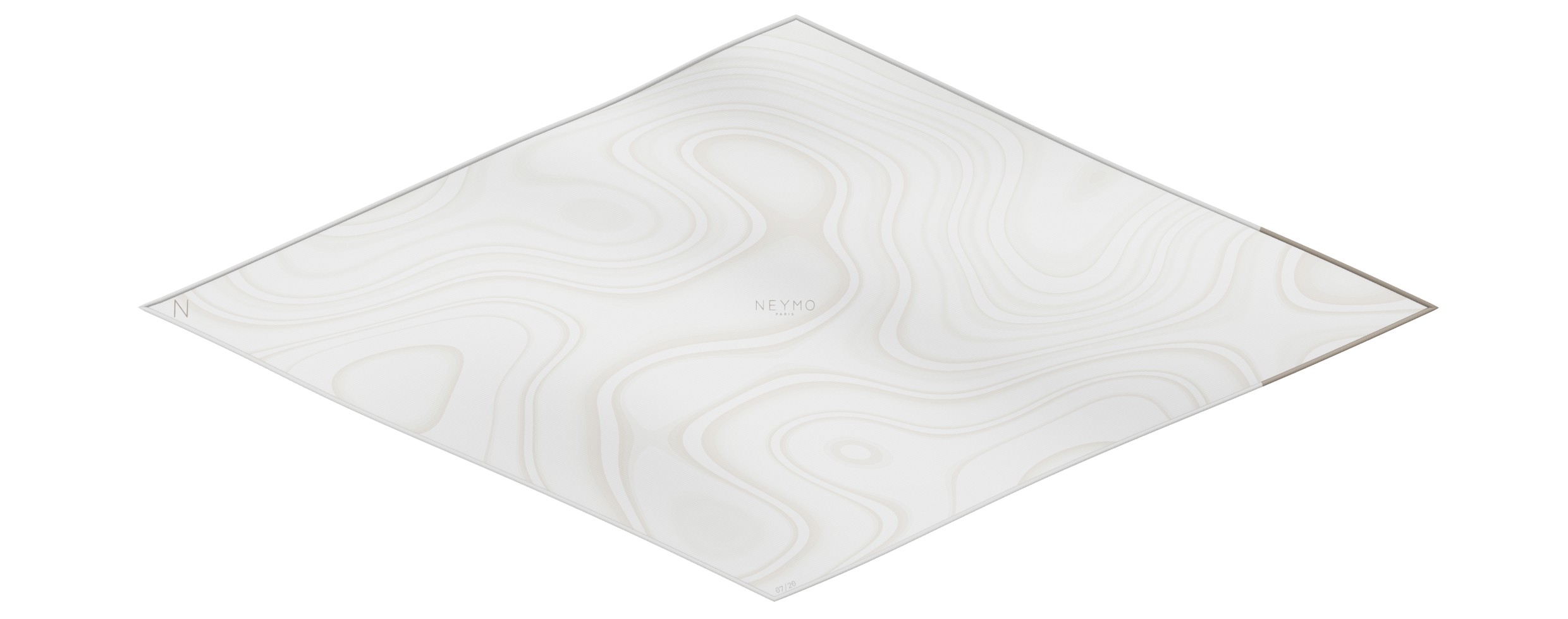 "Les vagues" dart 80 scarf