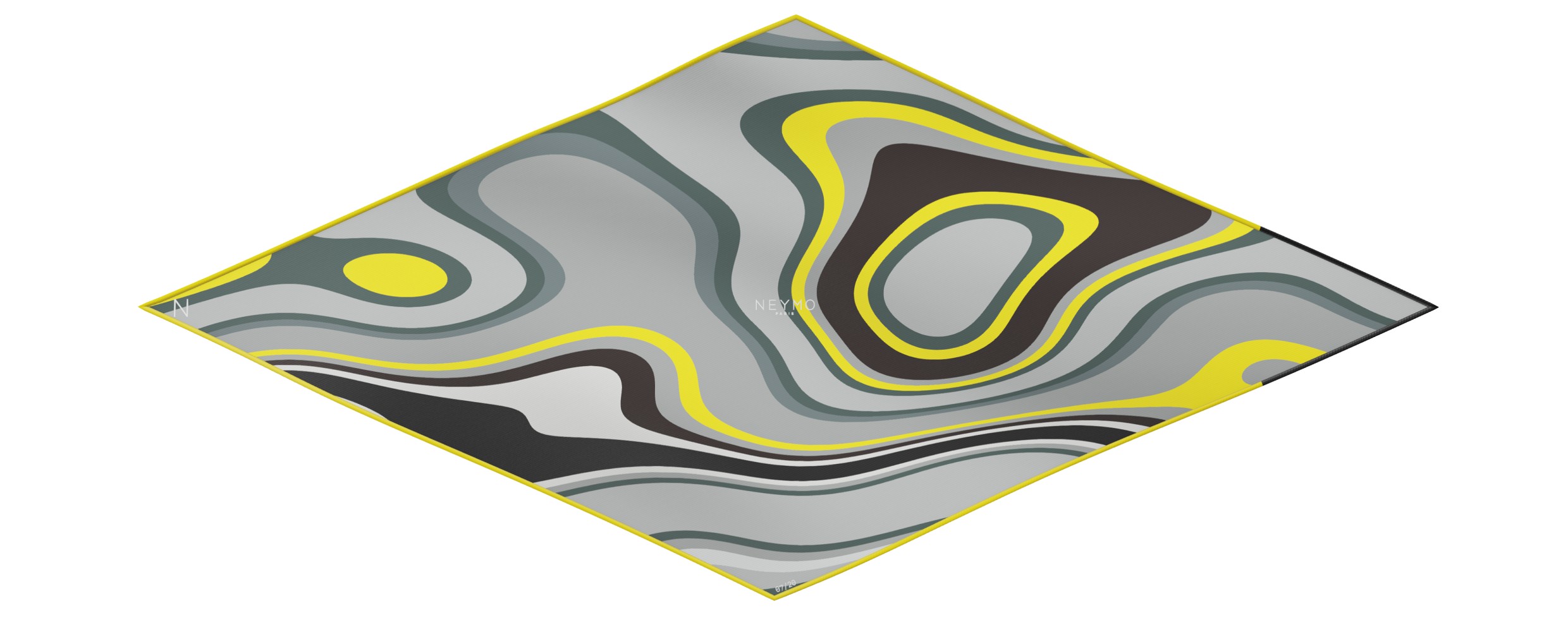 "Les vagues" dart 80 scarf