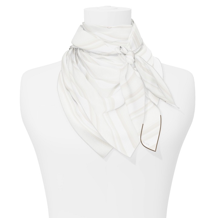 "Les vagues" square 90 scarf