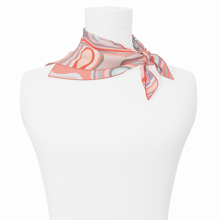 "Les vagues" square 45 scarf