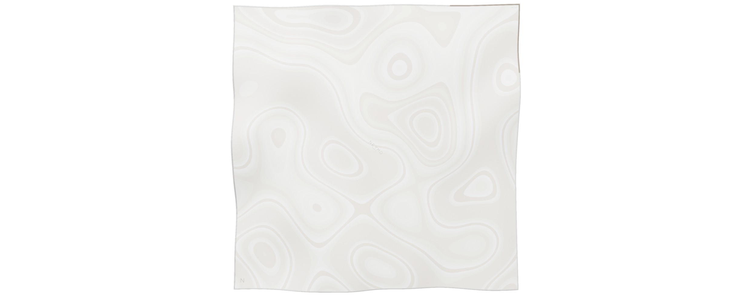 "Les vagues" square 70 scarf