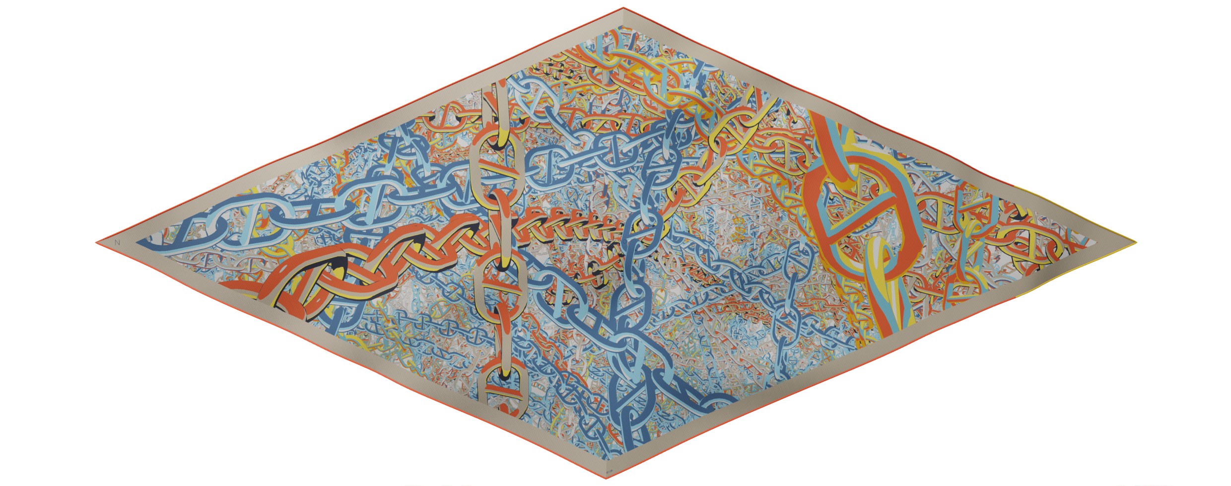 "Pop-chain" giant arrow 200 scarf