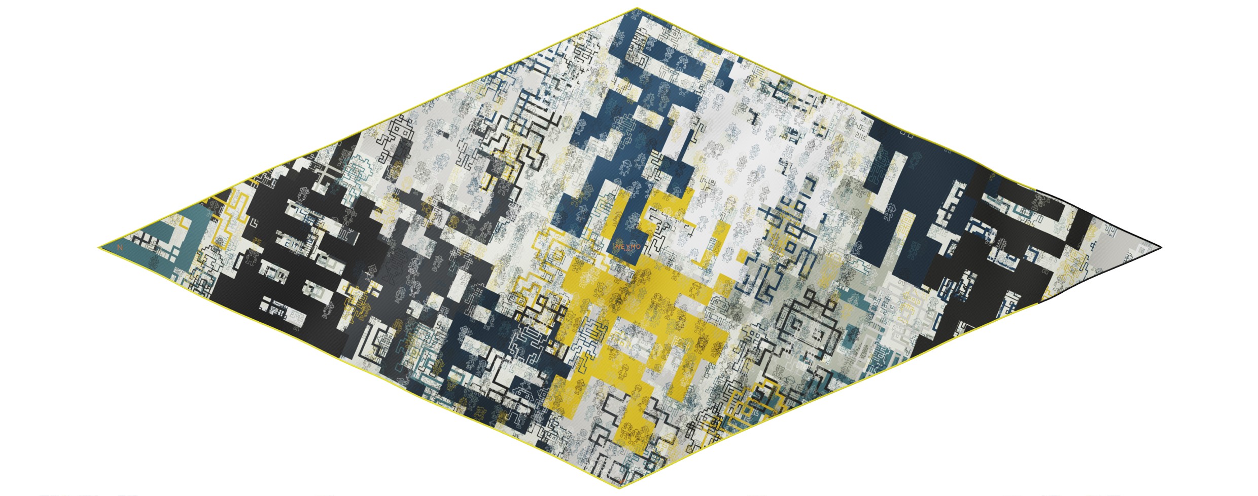 "Silk-Bots" arrow 200 scarf