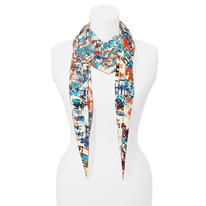 "Silk-Bots" arrow 200 scarf