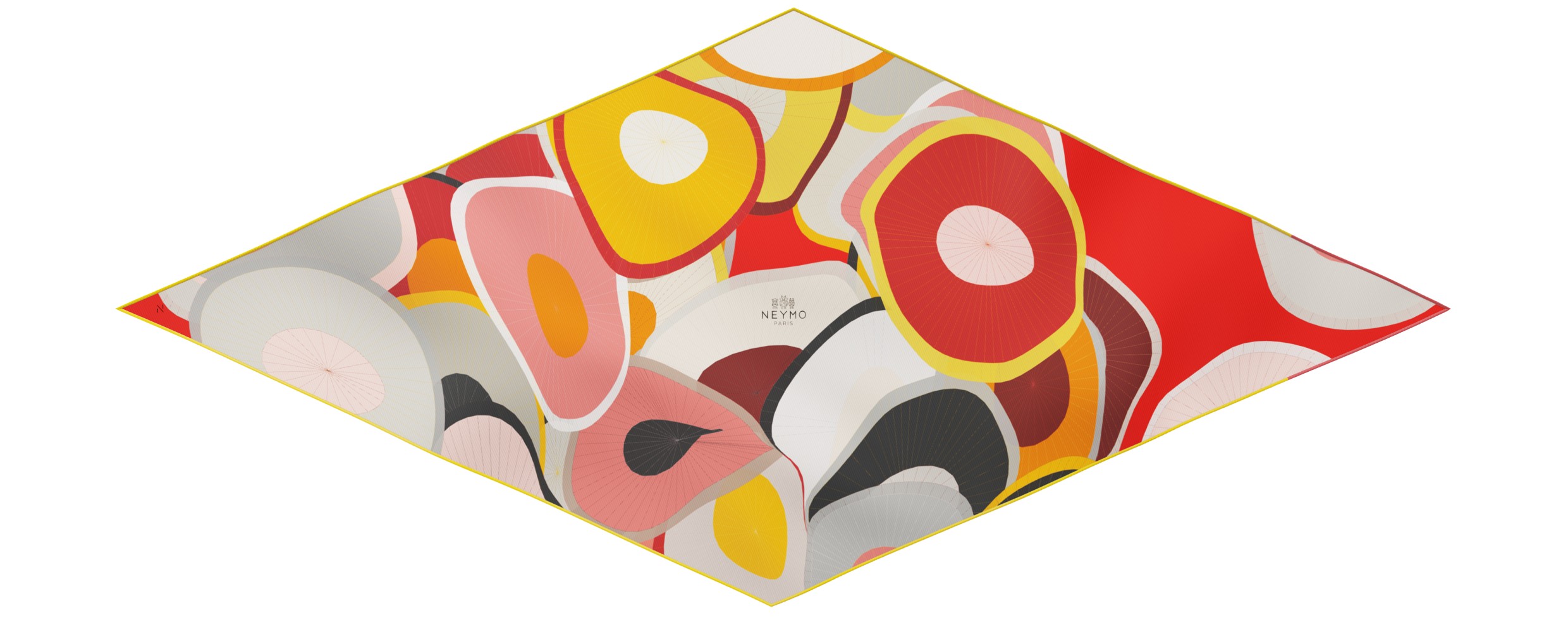 "Les ombrelles" arrow 140 scarf