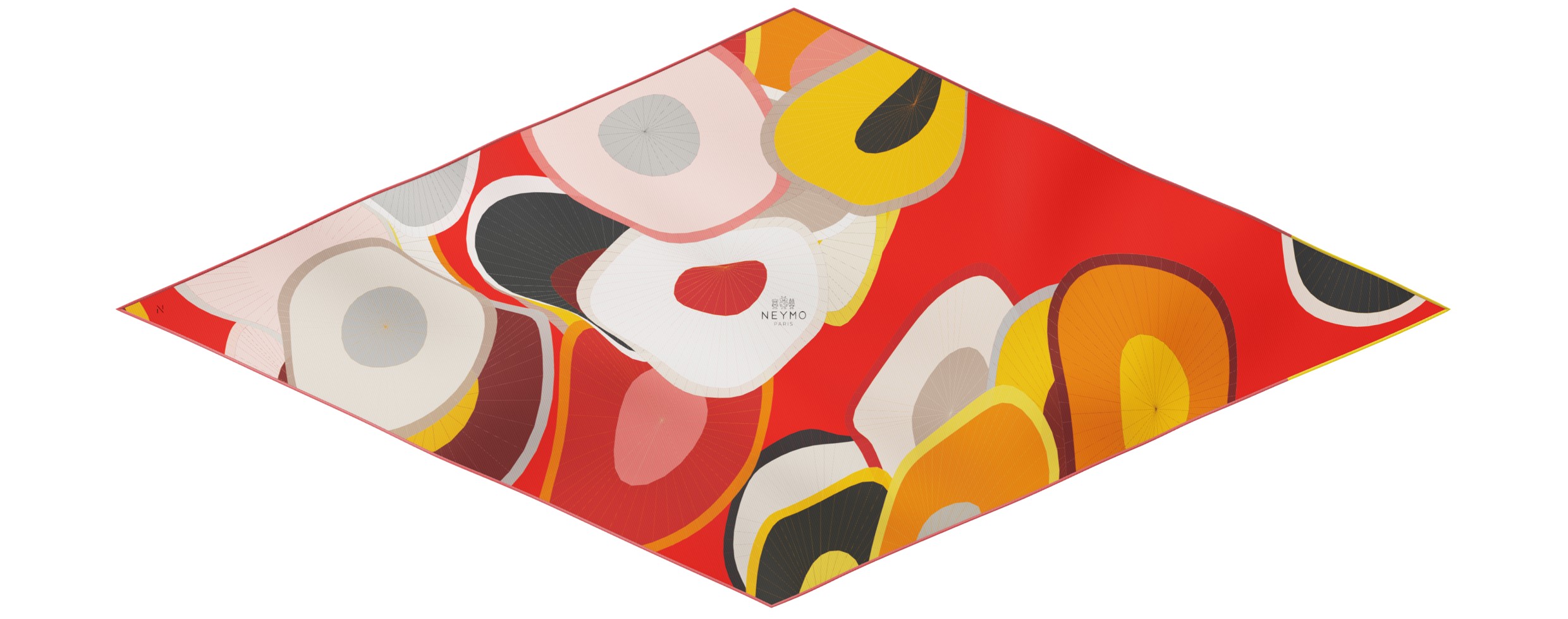 "Les ombrelles" arrow 140 scarf