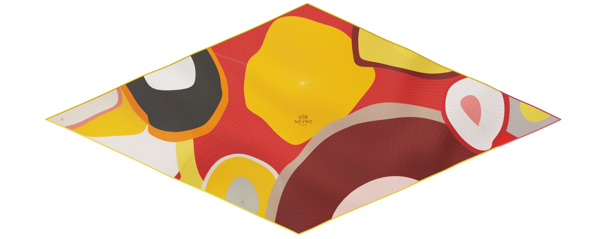 "Les ombrelles" arrow 140 scarf