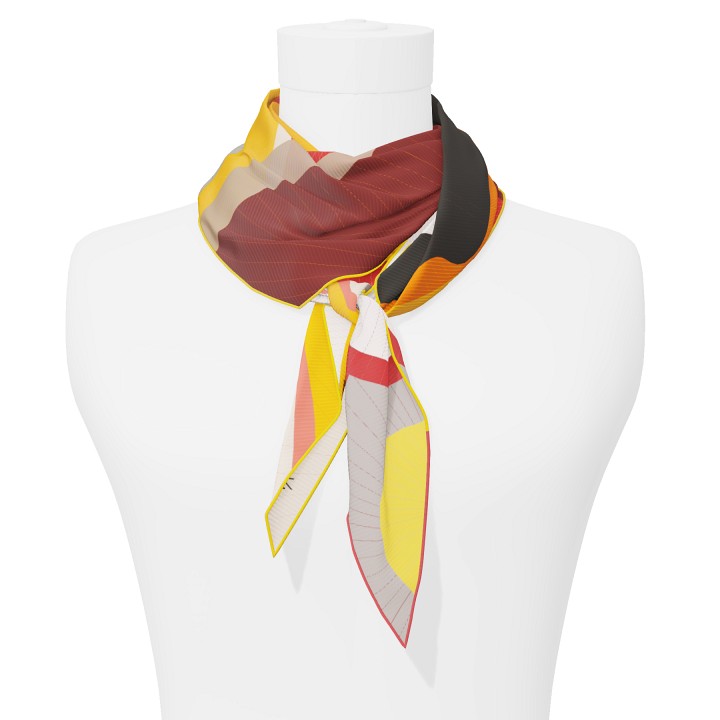 "Les ombrelles" arrow 140 scarf