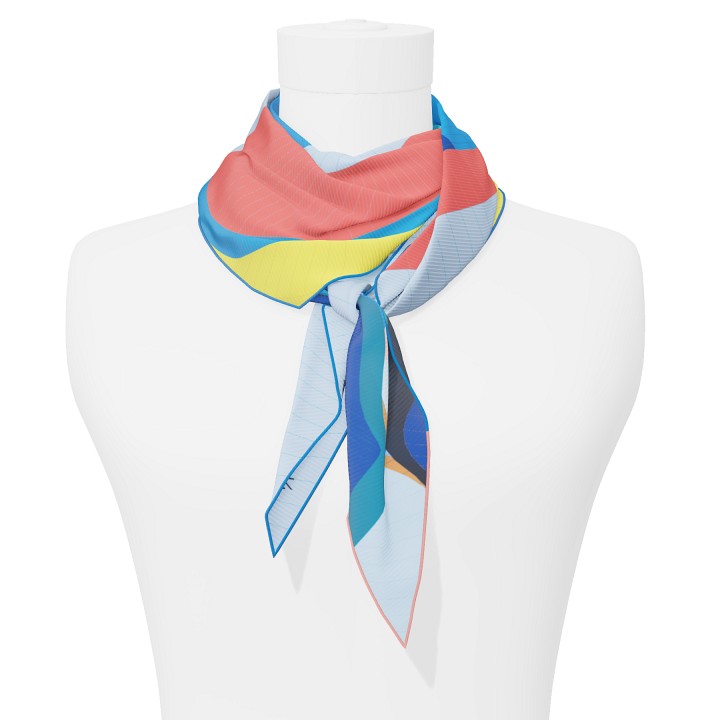 "Les ombrelles" arrow 140 scarf