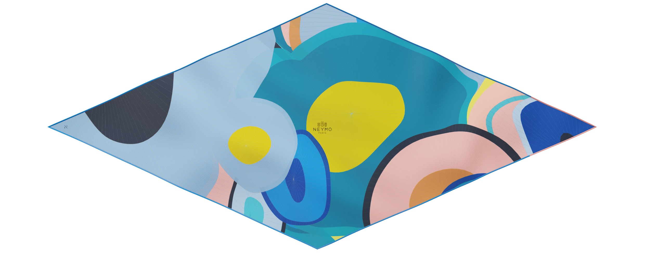 "Les ombrelles" arrow 140 scarf