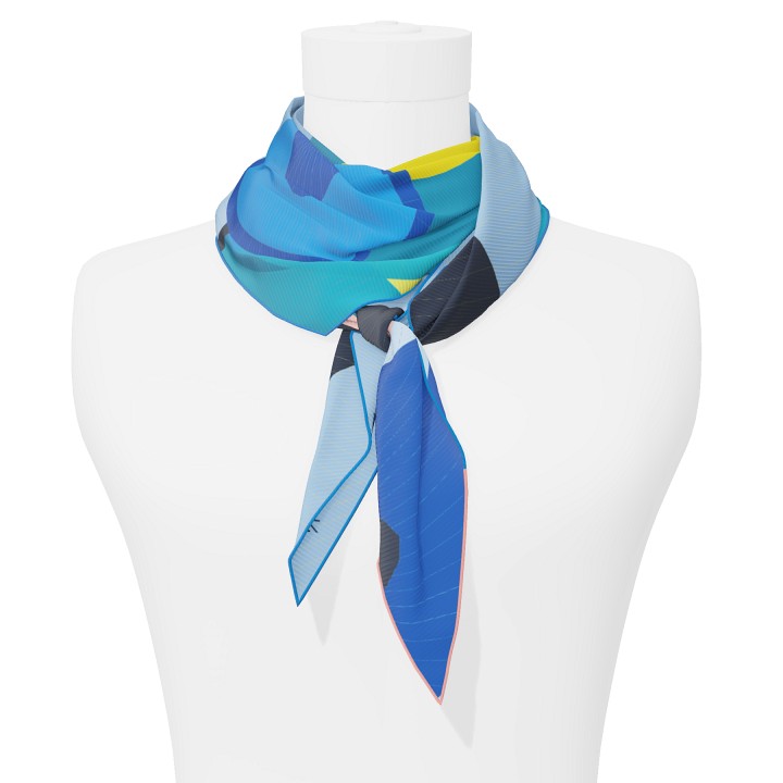 "Les ombrelles" arrow 140 scarf