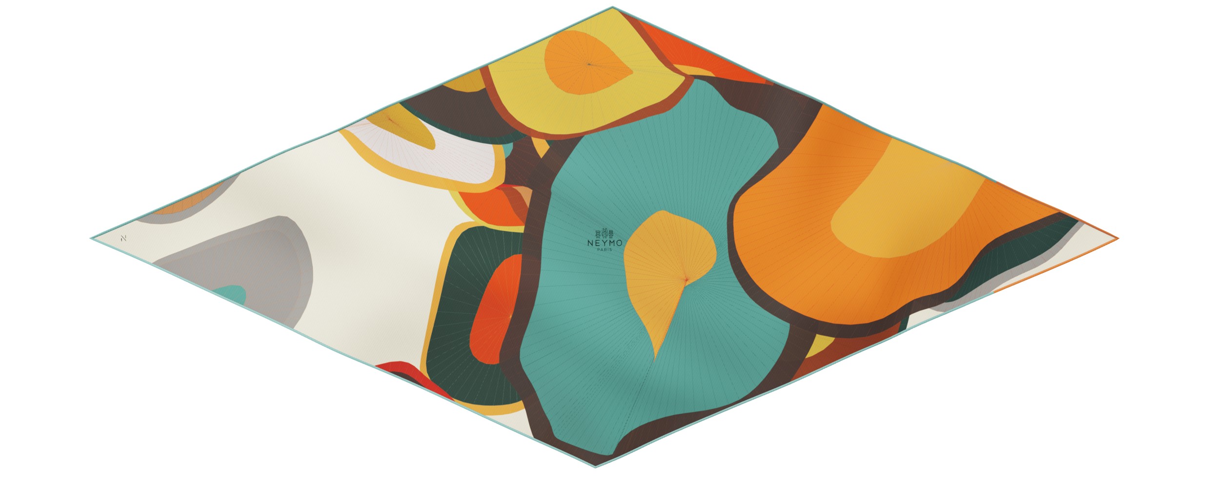 "Les ombrelles" arrow 140 scarf