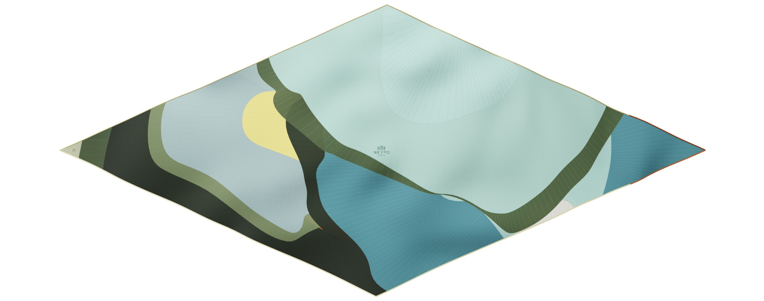 "Les ombrelles" giant arrow 200 scarf