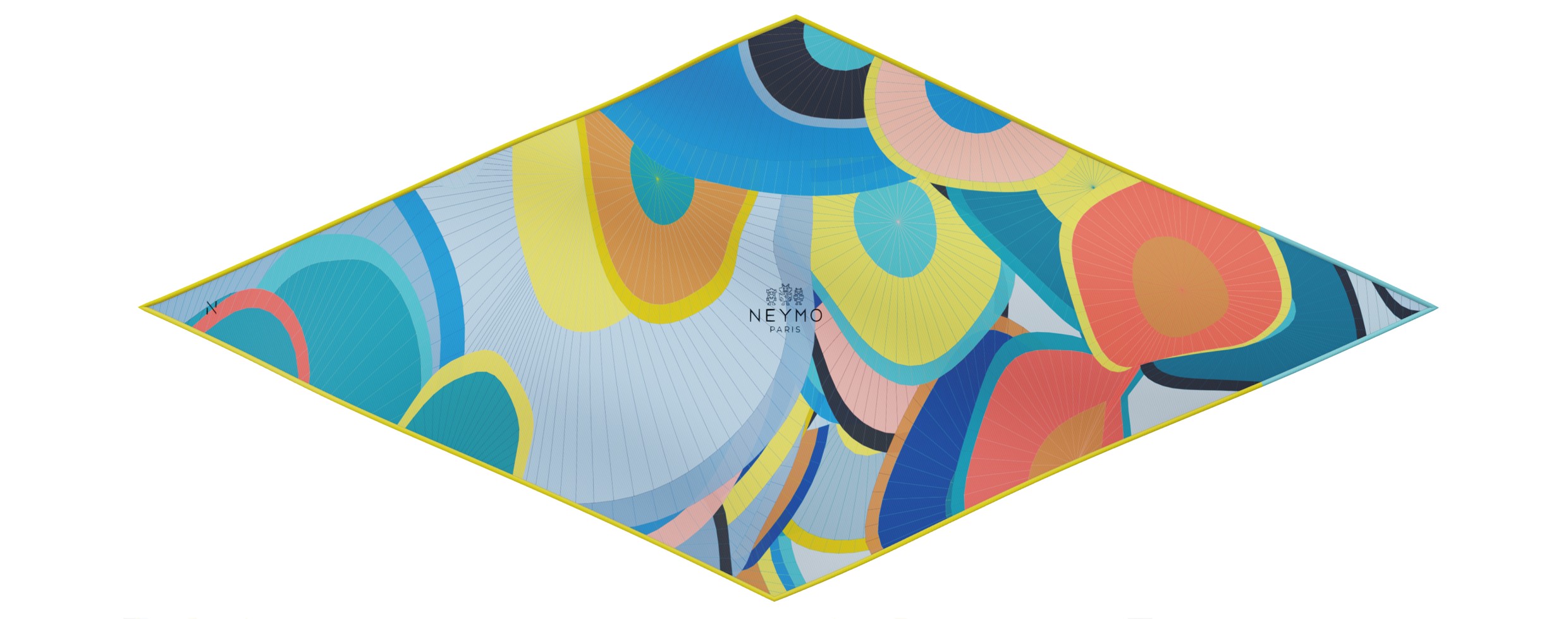 "Les ombrelles" dart 80 scarf