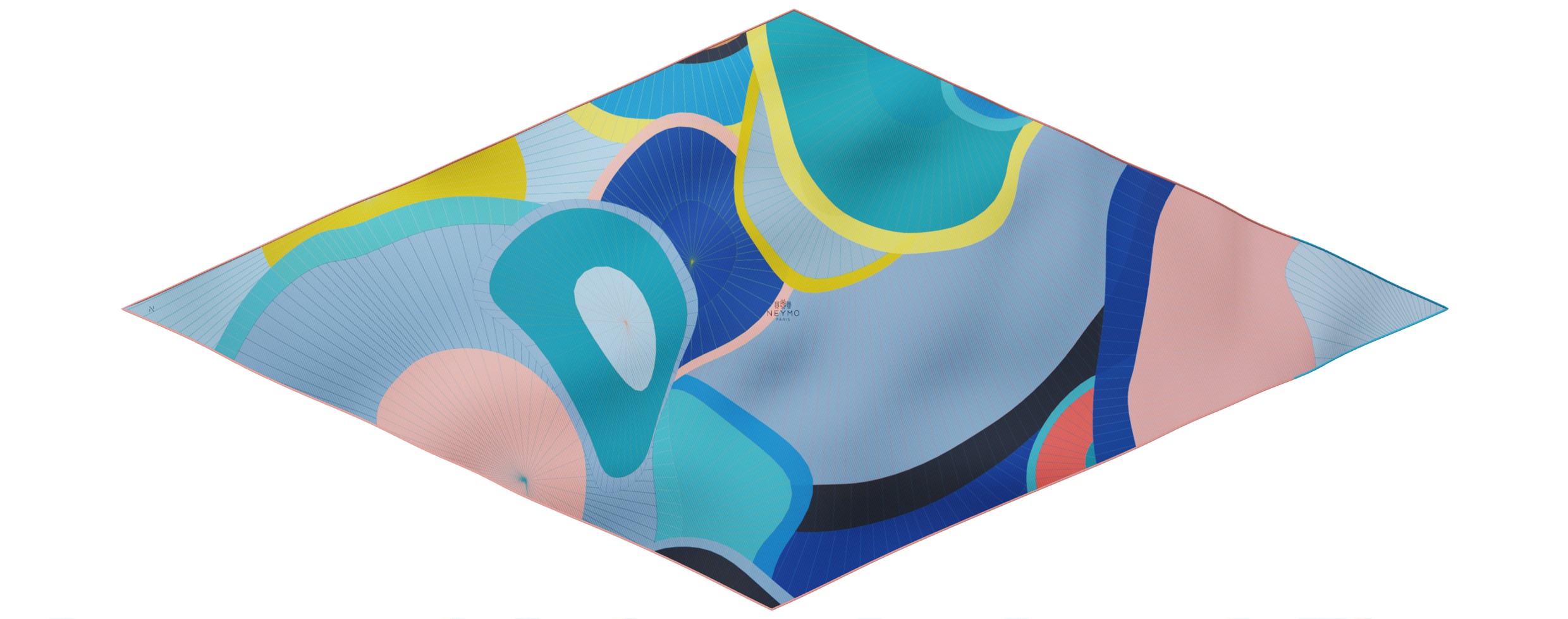 "Les ombrelles" giant arrow 200 scarf