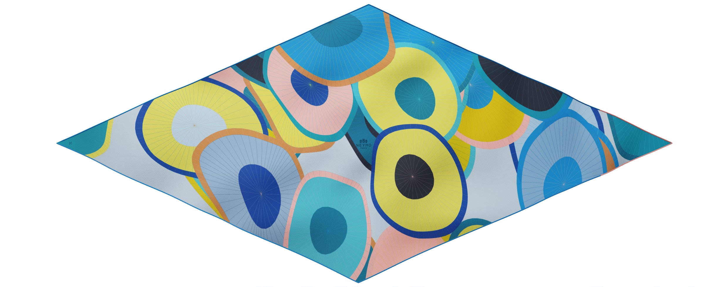 "Les ombrelles" giant arrow 200 scarf