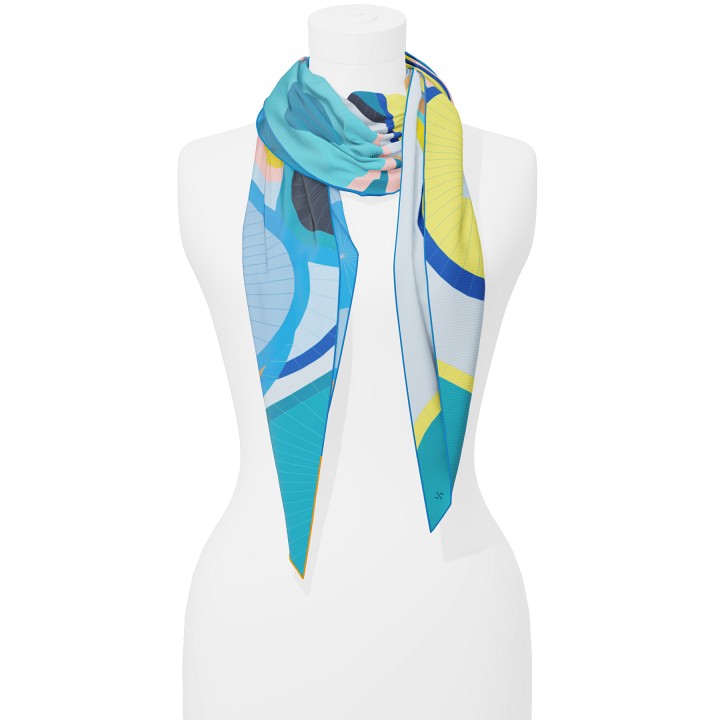 "Les ombrelles" giant arrow 200 scarf