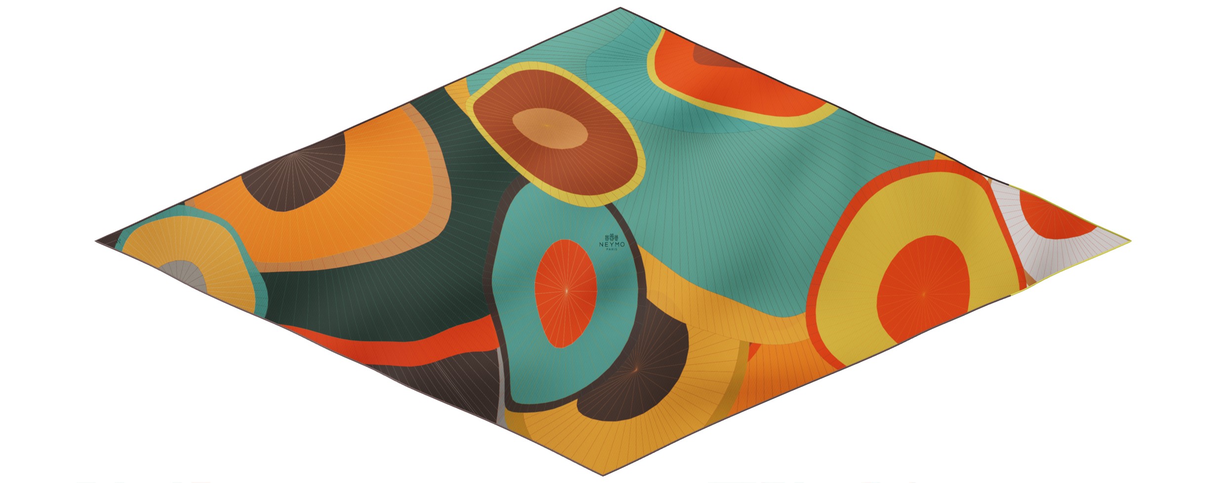 "Les ombrelles" giant arrow 200 scarf