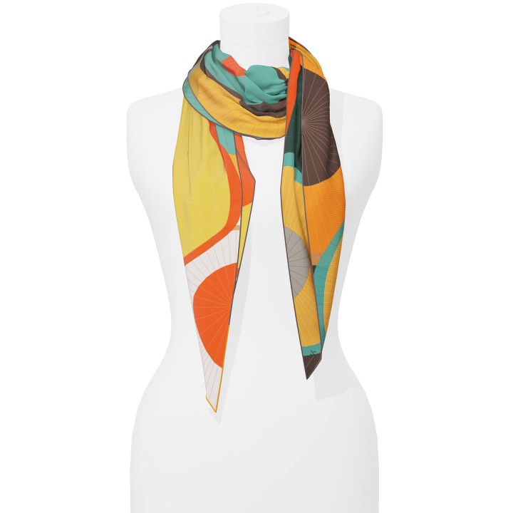 "Les ombrelles" giant arrow 200 scarf