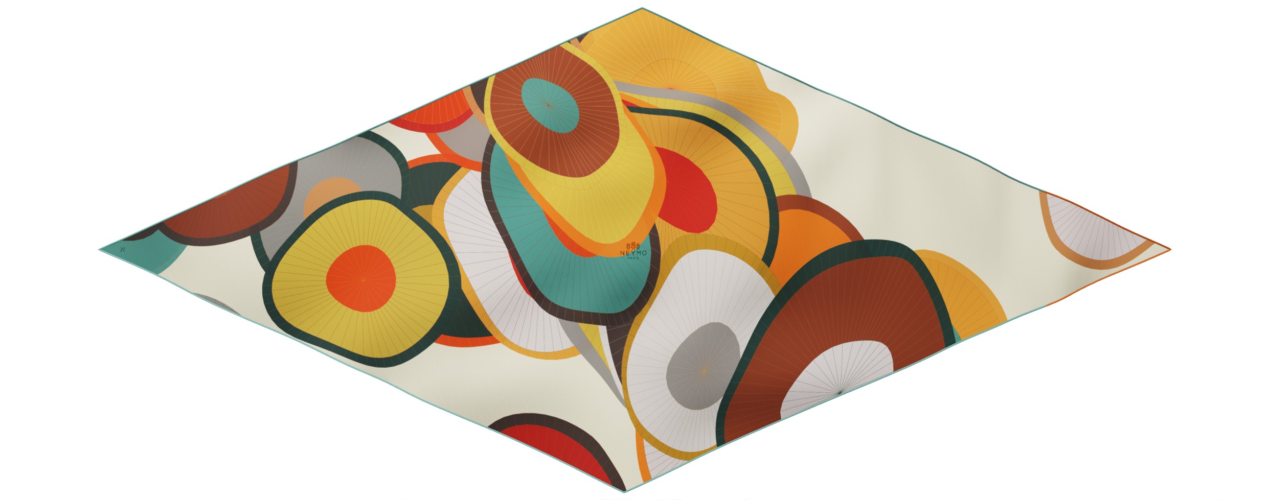 "Les ombrelles" giant arrow 200 scarf