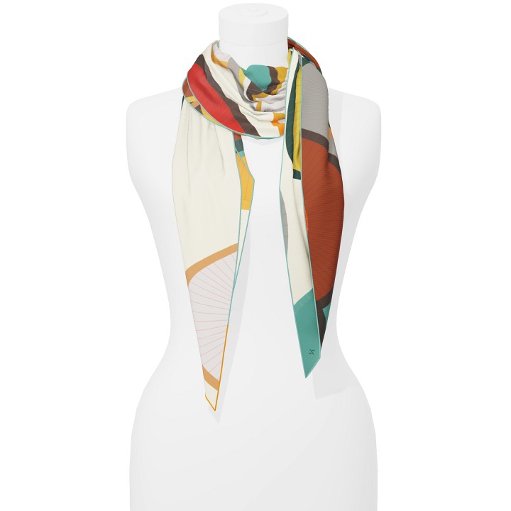 "Les ombrelles" giant arrow 200 scarf