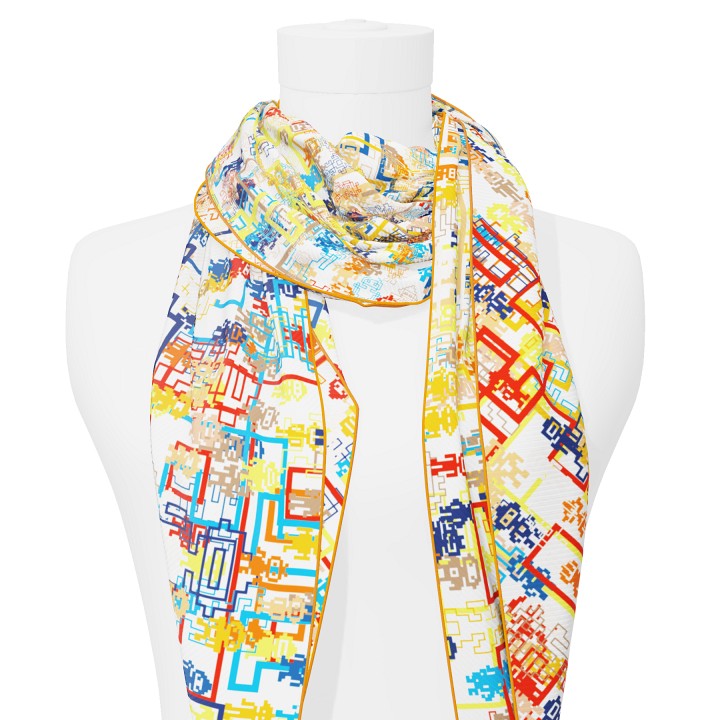 "Silk-Bots" arrow 200 scarf