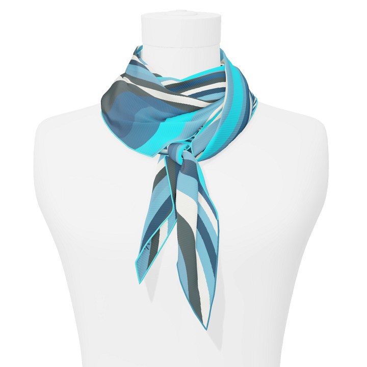 "Les vagues" arrow 140 scarf