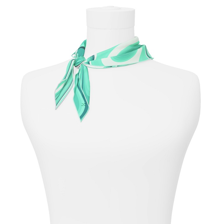 "Les vagues" dart 80 scarf