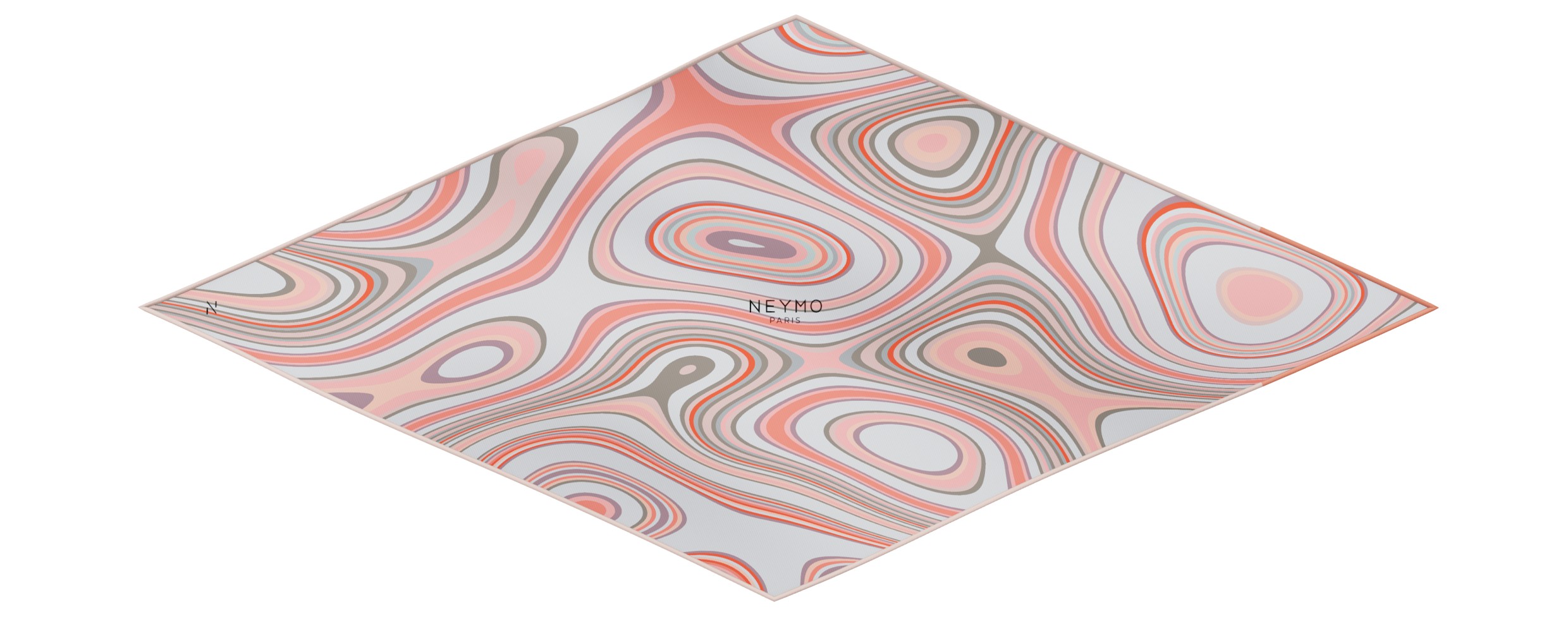 "Les vagues" dart 80 scarf