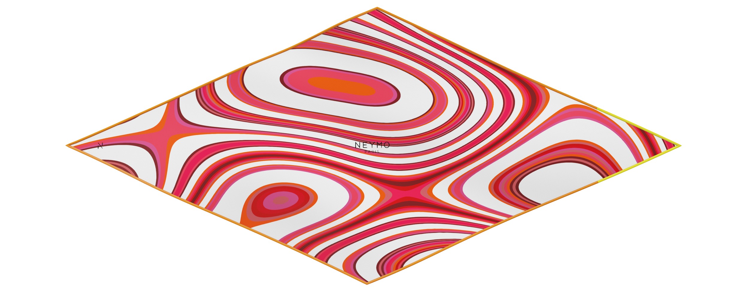 "Les vagues" dart 80 scarf