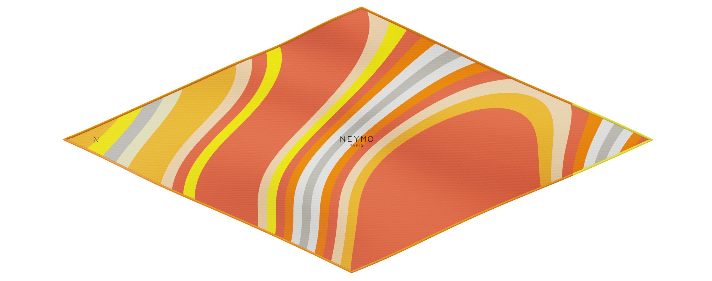 "Les vagues" dart 80 scarf