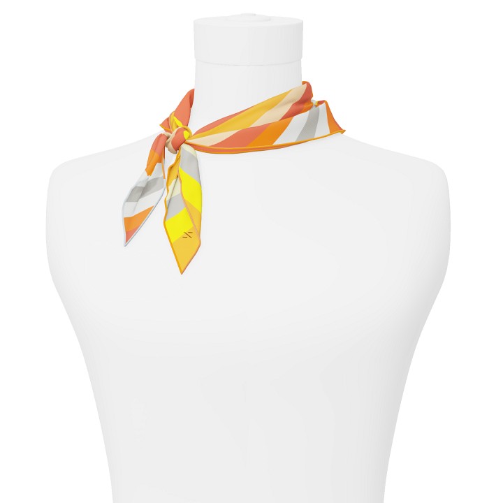 "Les vagues" dart 80 scarf