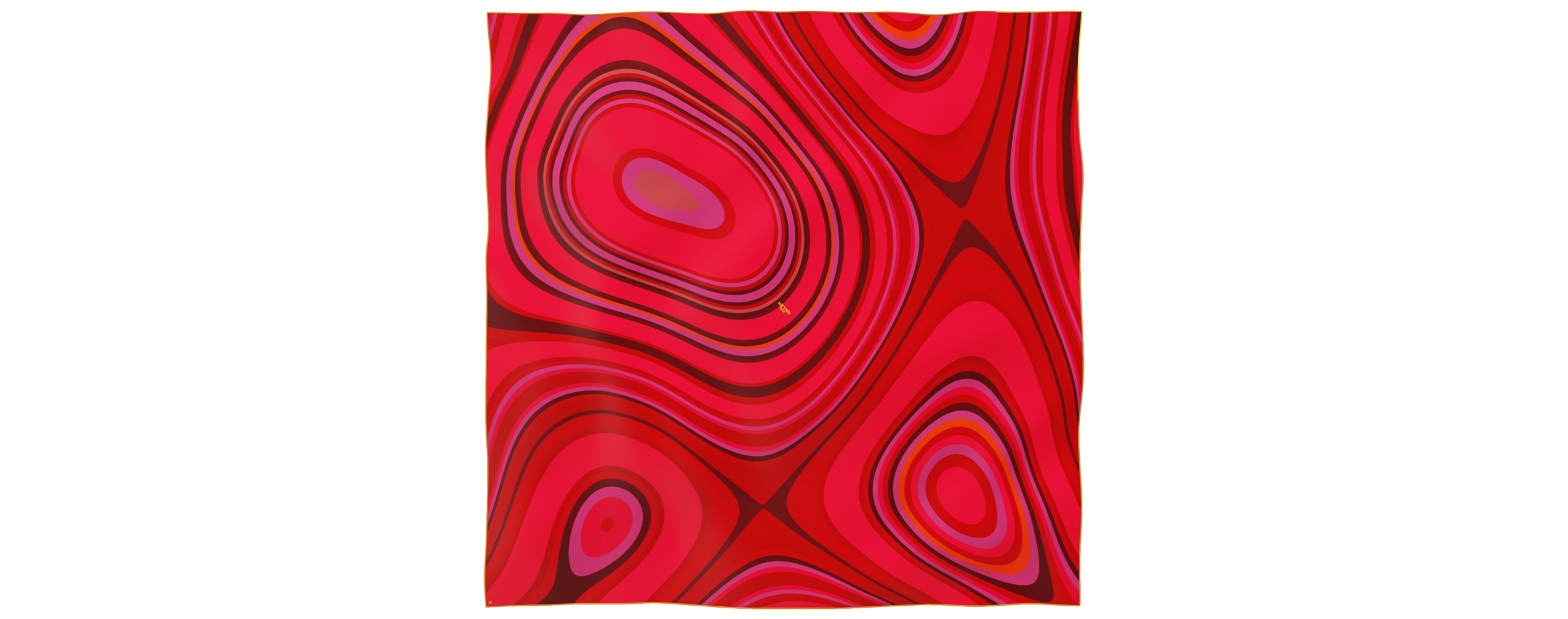 "Les vagues" giant square 130 scarf