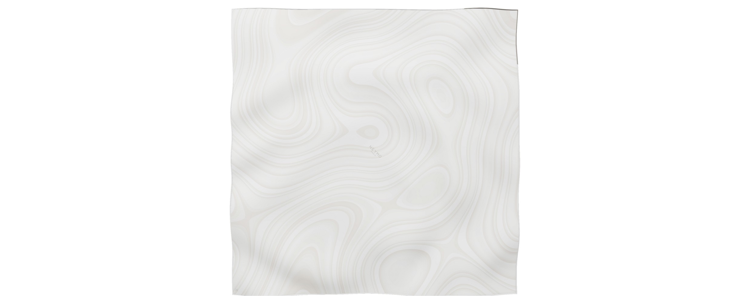 "Les vagues" square 90 scarf