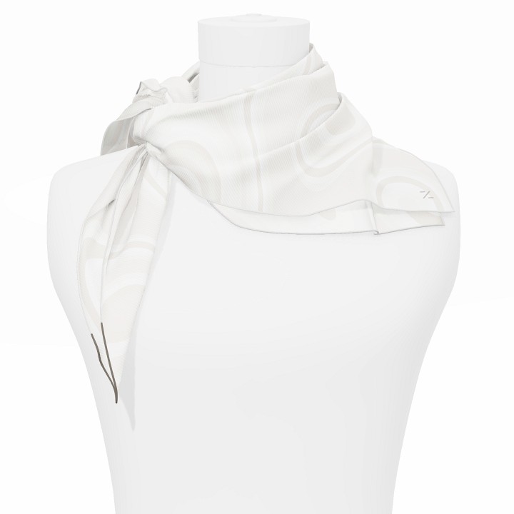 "Les vagues" square 70 scarf