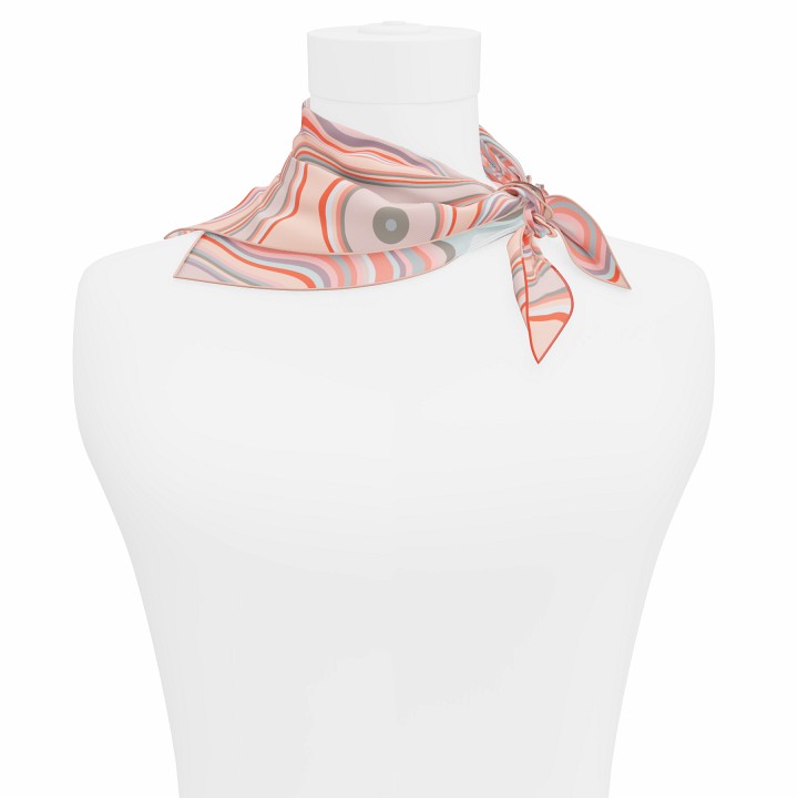 "Les vagues" square 45 scarf