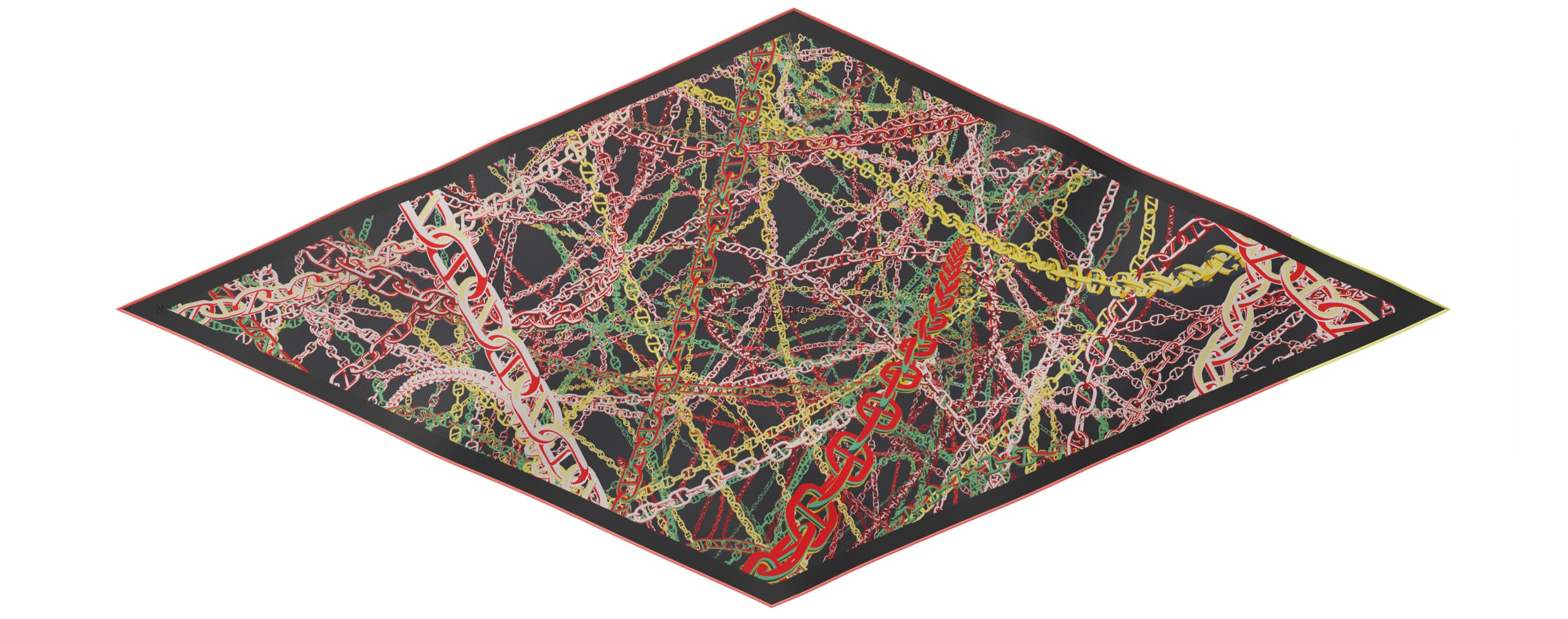 "Pop Chain" arrow 140 scarf