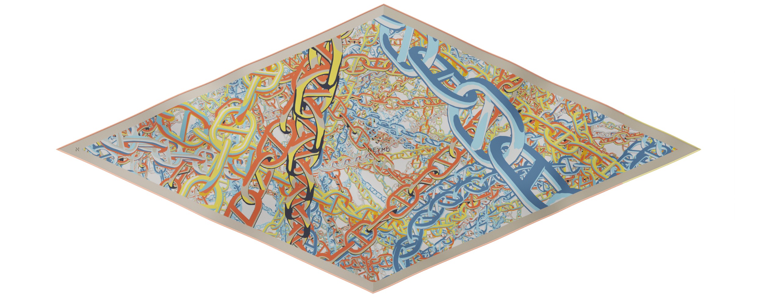 "Pop Chain" arrow 140 scarf