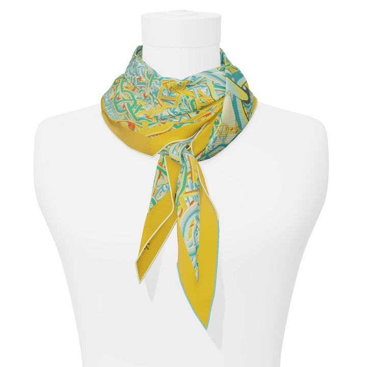 "Pop Chain" arrow 140 scarf