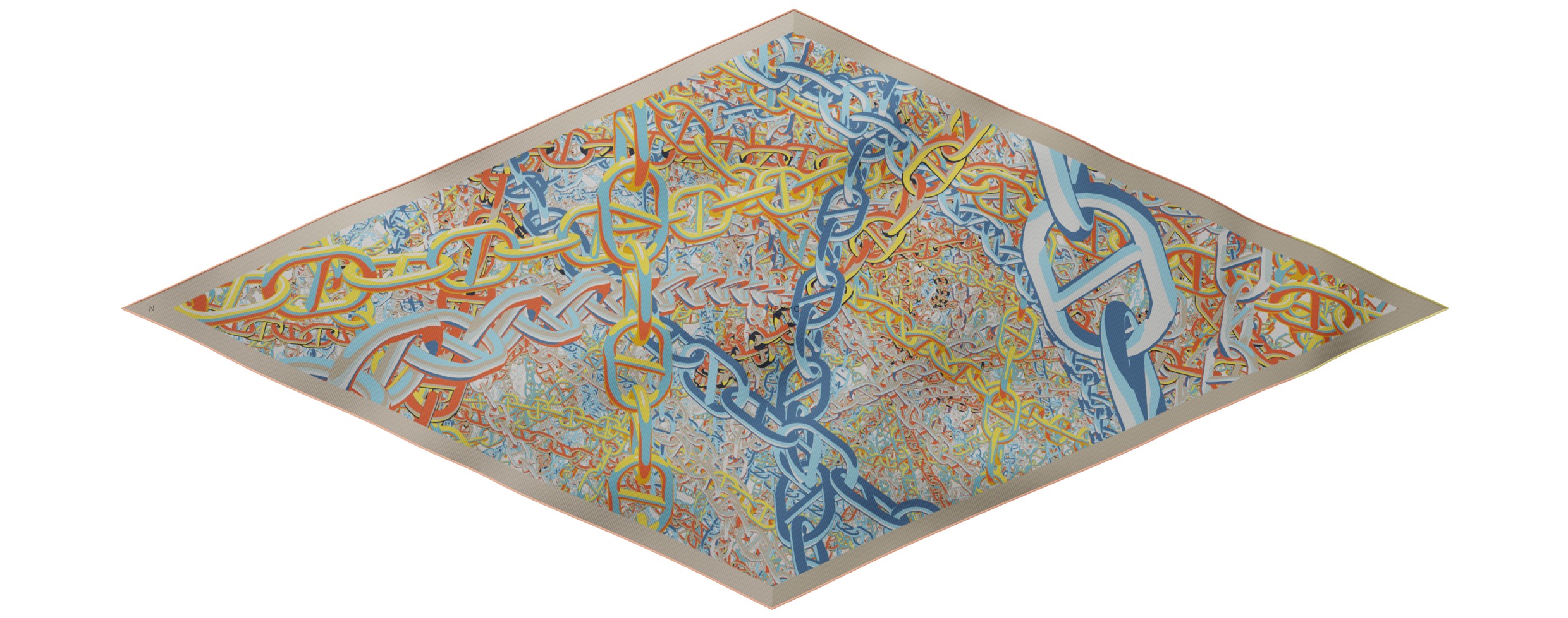 "Pop-chain" giant arrow 200 scarf