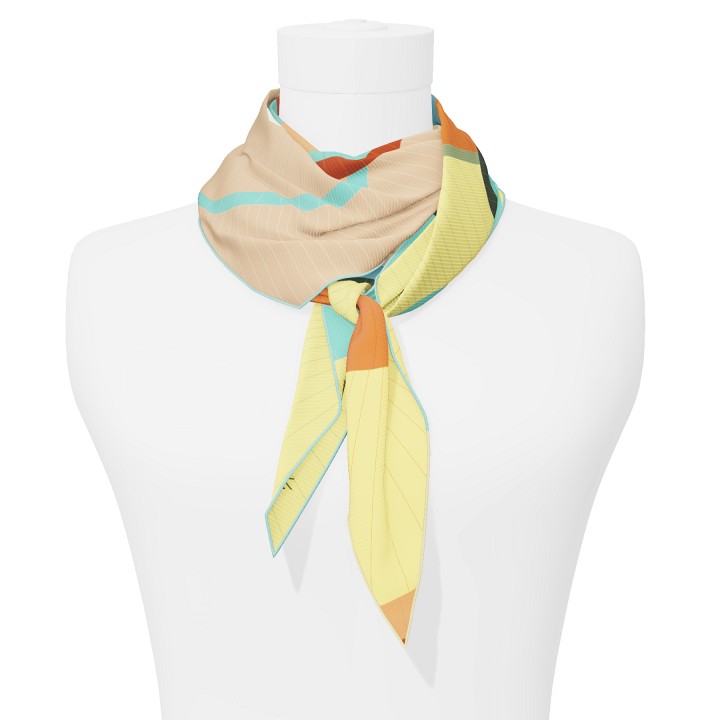 "Les ombrelles" arrow 140 scarf
