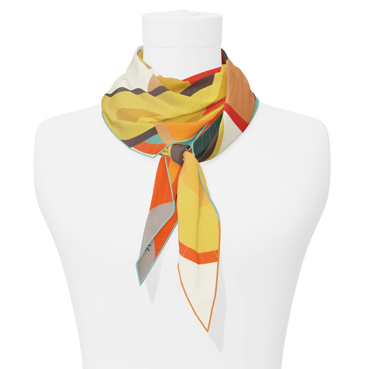 "Les ombrelles" arrow 140 scarf