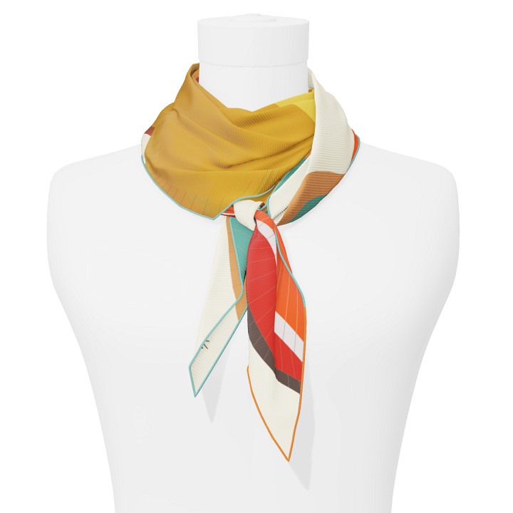 "Les ombrelles" arrow 140 scarf