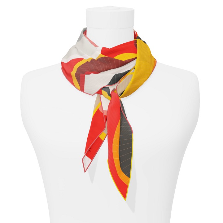 "Les ombrelles" arrow 140 scarf