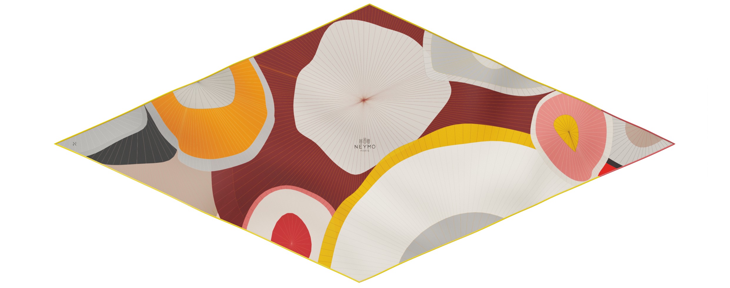 "Les ombrelles" arrow 140 scarf