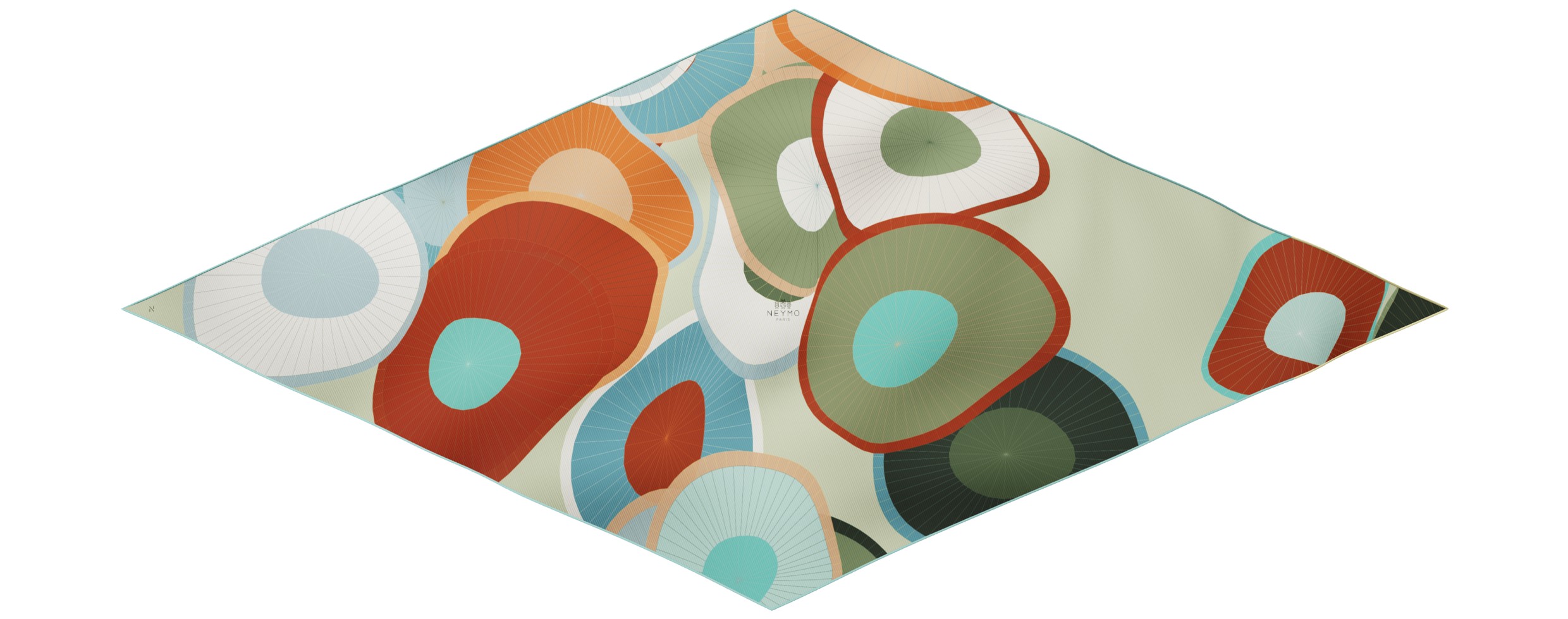 "Les ombrelles" giant arrow 200 scarf