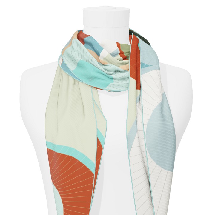 "Les ombrelles" giant arrow 200 scarf